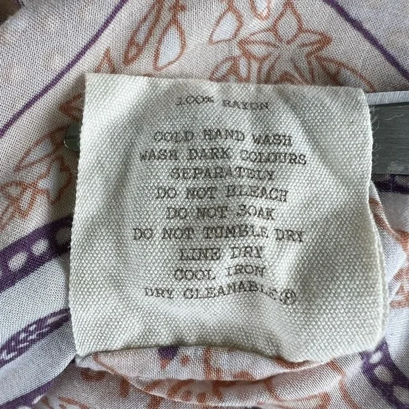 Spell Xanadu Mini Play Dress Gold Dust XS Peacocks Boho Ruffle GUC - Picture 16 of 16